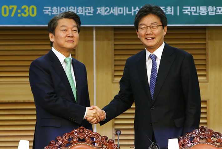 국민·바른 '정책연대' 첫 발