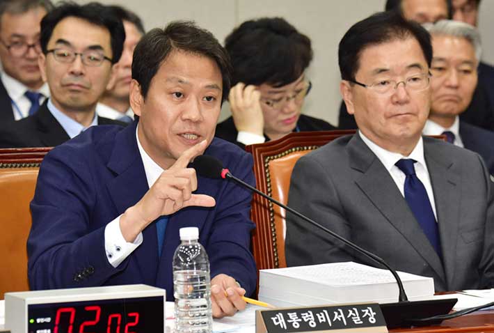 與 핵심 "UAE 의혹?…우린 박근혜·안종범이 아냐"